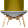 TWIST&SIT Wingback armchair | Solid wood frame, wool upholstery VELITO  - 12 Thumbnail Image