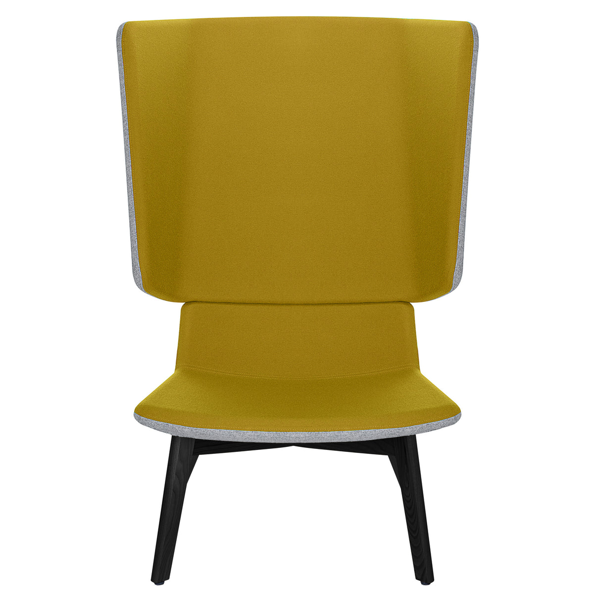 TWIST&SIT Wingback armchair | Solid wood frame, wool upholstery VELITO  - 16 Lightbox Main Image