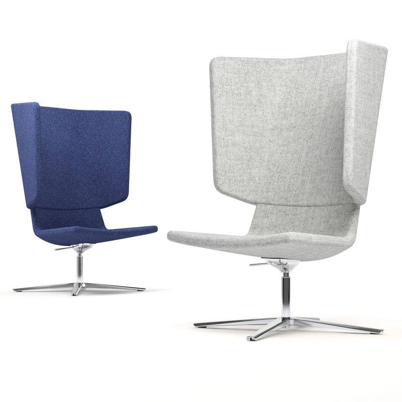TWIST&SIT Chaise d'oeuf | Croix de 4 pieds, réglable en hauteur, couverture de laine velito