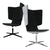 TWIST&SIT Egg chair | 4-foot cross, height adjustable, wool cover Velito