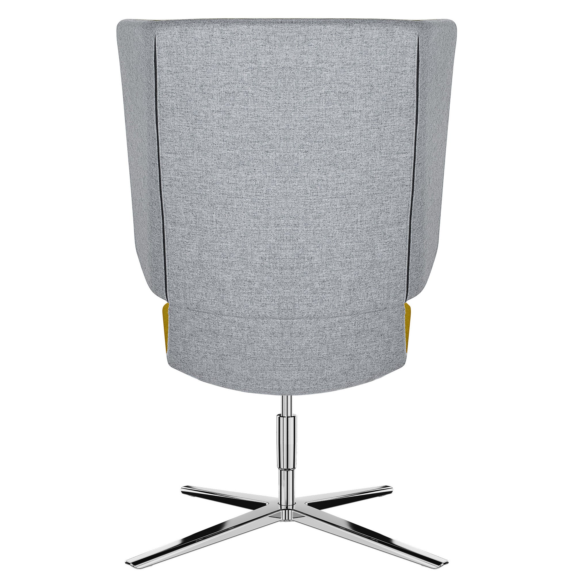 TWIST&SIT Chaise d'oeuf | Croix de 4 pieds, réglable en hauteur, couverture de laine velito