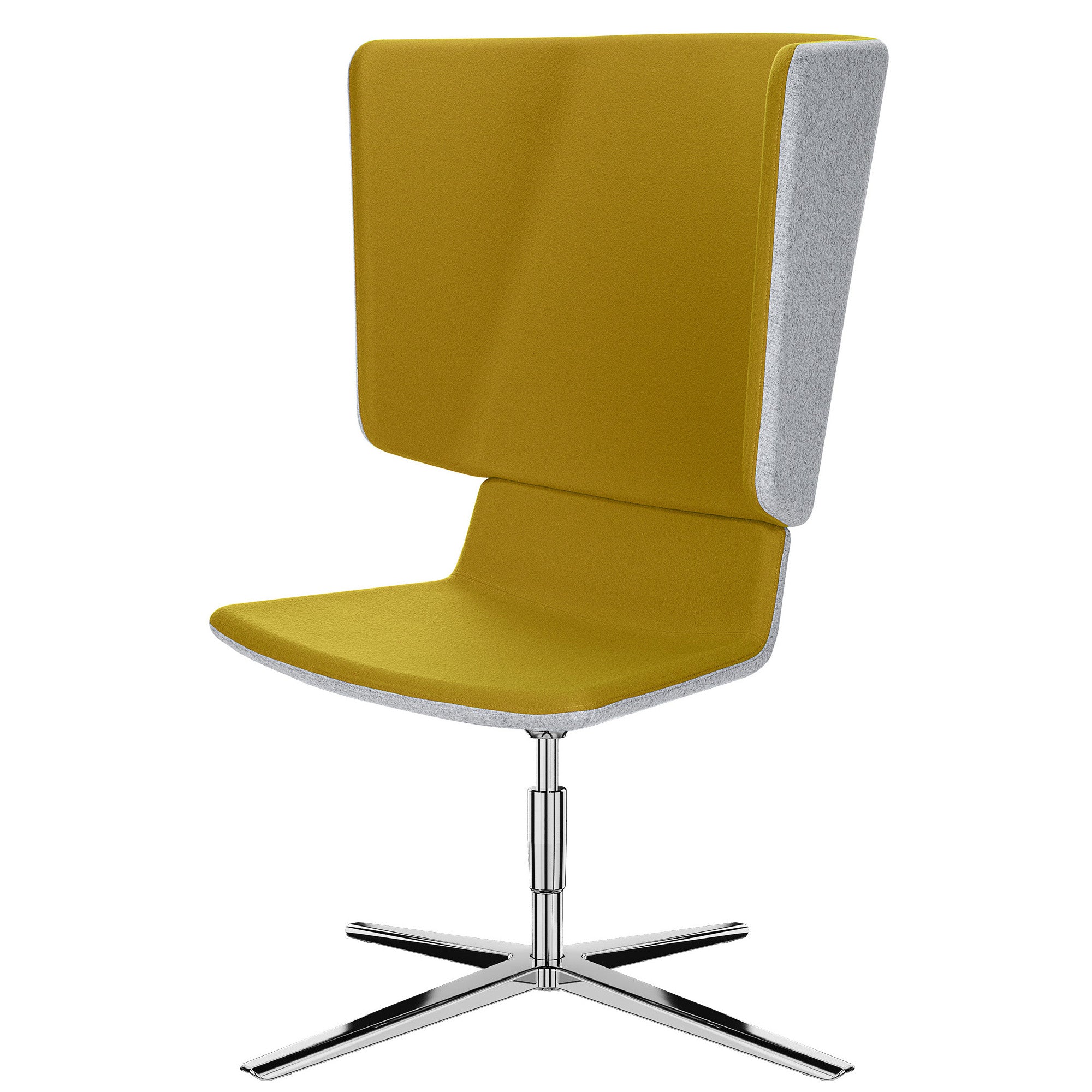 TWIST&SIT Chaise d'oeuf | Croix de 4 pieds, réglable en hauteur, couverture de laine velito