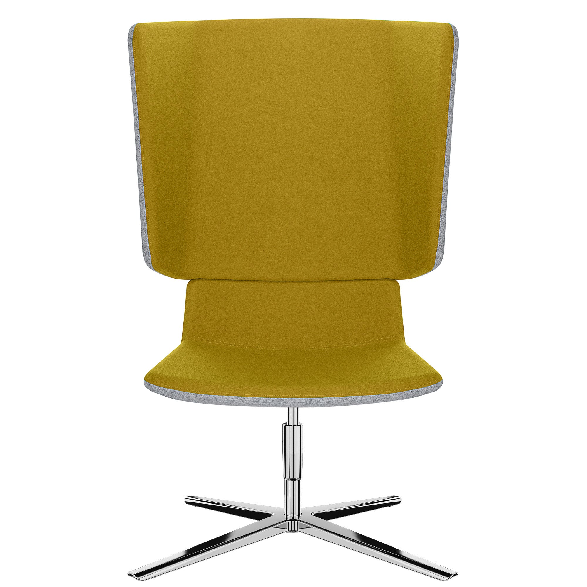 TWIST&SIT Chaise d'oeuf | Croix de 4 pieds, réglable en hauteur, couverture de laine velito