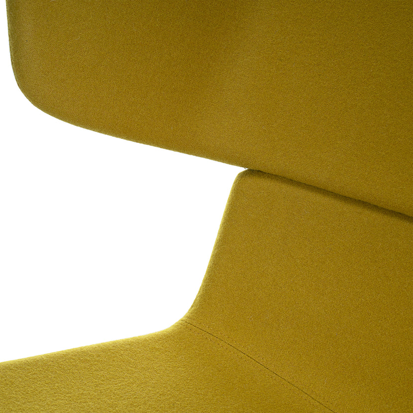 TWIST&SIT Chaise d'oeuf | Croix de 4 pieds, réglable en hauteur, couverture de laine velito