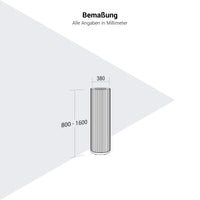 PARTHOS Akustiksäule | Ø 380 x 800 - 1600 mm, über 20 Farben