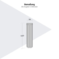 PARTHOS Akustiksäule | Ø 380 x 800 - 1600 mm, über 20 Farben