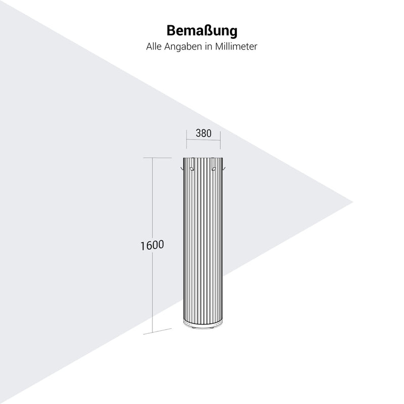 PARTHOS Akustiksäule | Ø 380 x 800 - 1600 mm, über 20 Farben - 20 Main Image