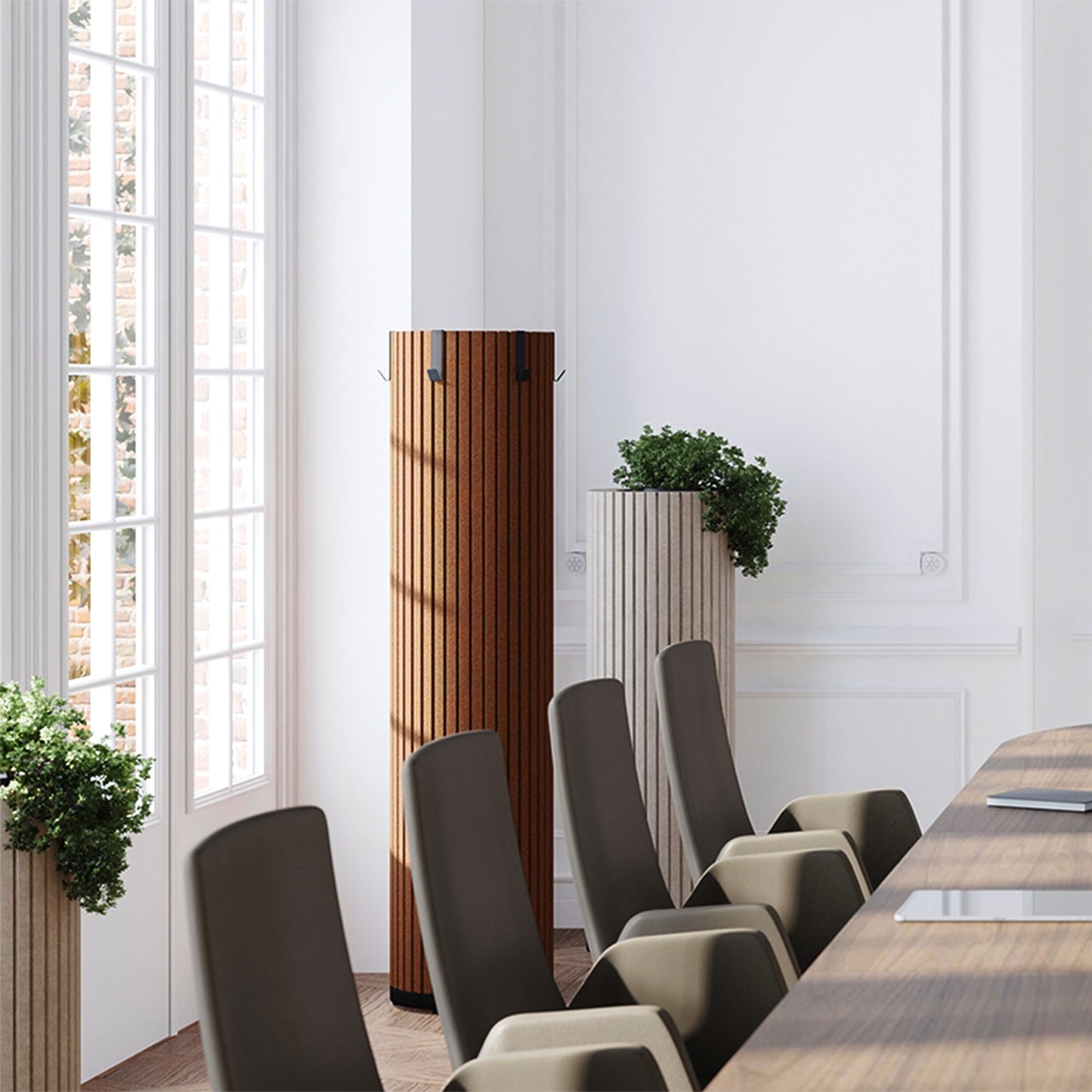 PARTHOS Akustiksäule | Ø 380 x 800 - 1600 mm, über 20 Farben