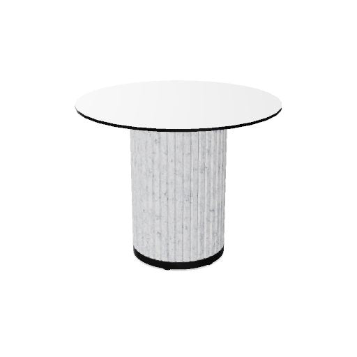 PARTHOS Beistelltisch | Ø700 mm, Säulen-Gestell