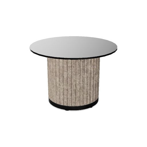 PARTHOS Beistelltisch | Ø700 mm, Säulen-Gestell