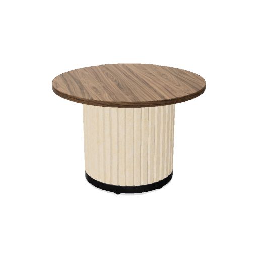 PARTHOS Beistelltisch | Ø700 mm, Säulen-Gestell