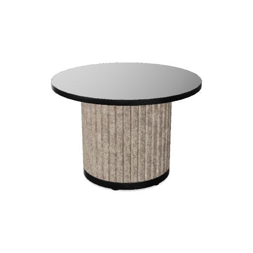 PARTHOS Beistelltisch | Ø700 mm, Säulen-Gestell