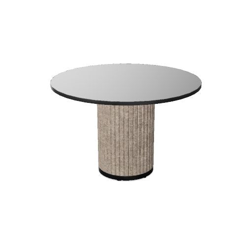 PARTHOS Beistelltisch | Ø700 mm, Säulen-Gestell
