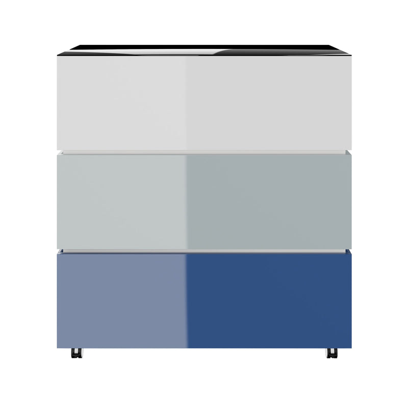 PERLA SMALL Empfangstheke | 1060 x 1130 mm, integrierter Stauraum, optional LED-Beleuchtung - 3 Main Image