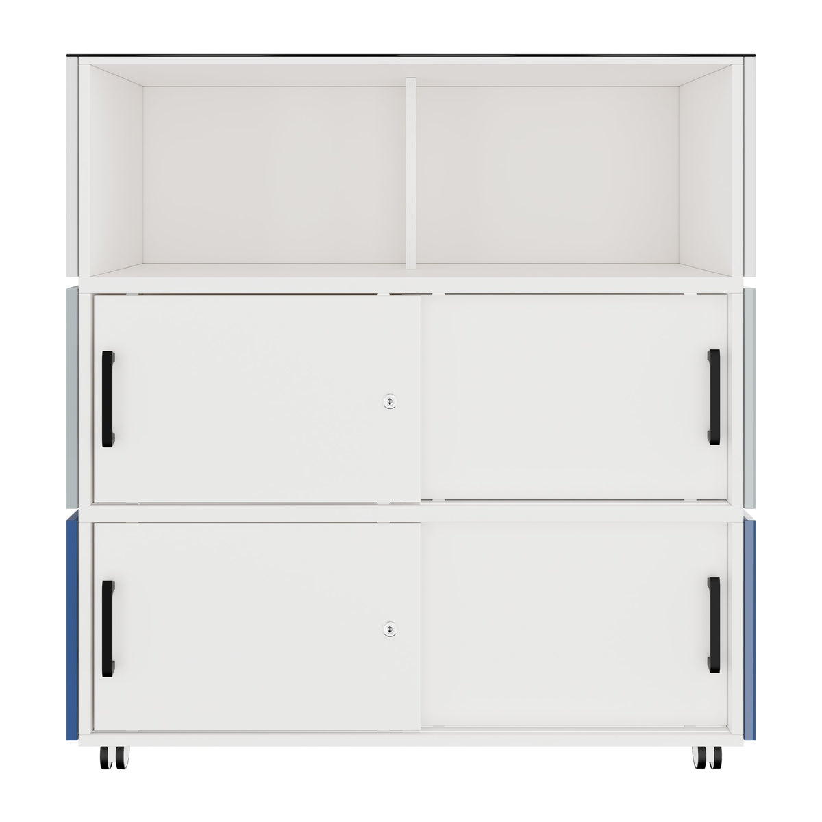 PERLA SMALL Empfangstheke | 1060 x 1130 mm, integrierter Stauraum, optional LED-Beleuchtung - 6 Lightbox Main Image
