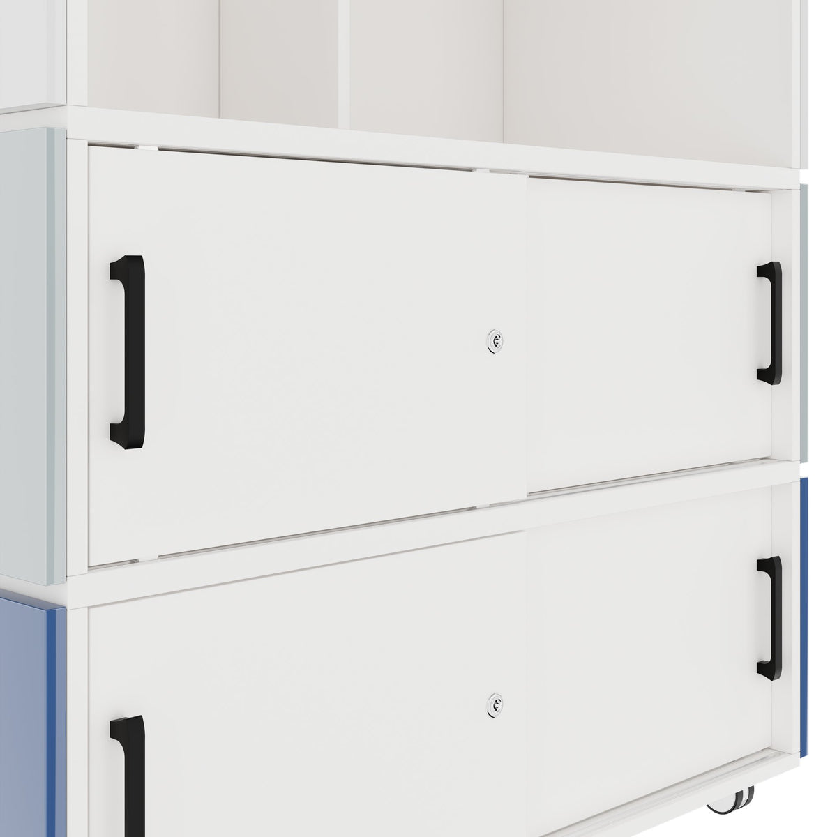 PERLA SMALL Empfangstheke | 1060 x 1130 mm, integrierter Stauraum, optional LED-Beleuchtung - 7 Lightbox Main Image