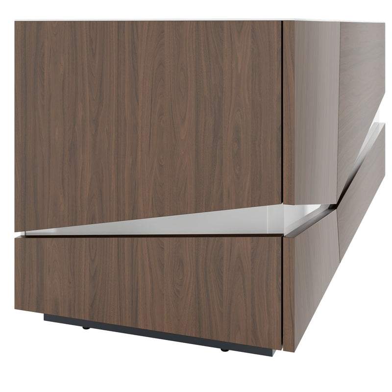 PHANTOM Empfangstheke | 2800 x 1100 mm, integrierte Kabeldurchlässe, einzigartiges Frontdesign, optional LED-Beleuchtung - 7 Main Image