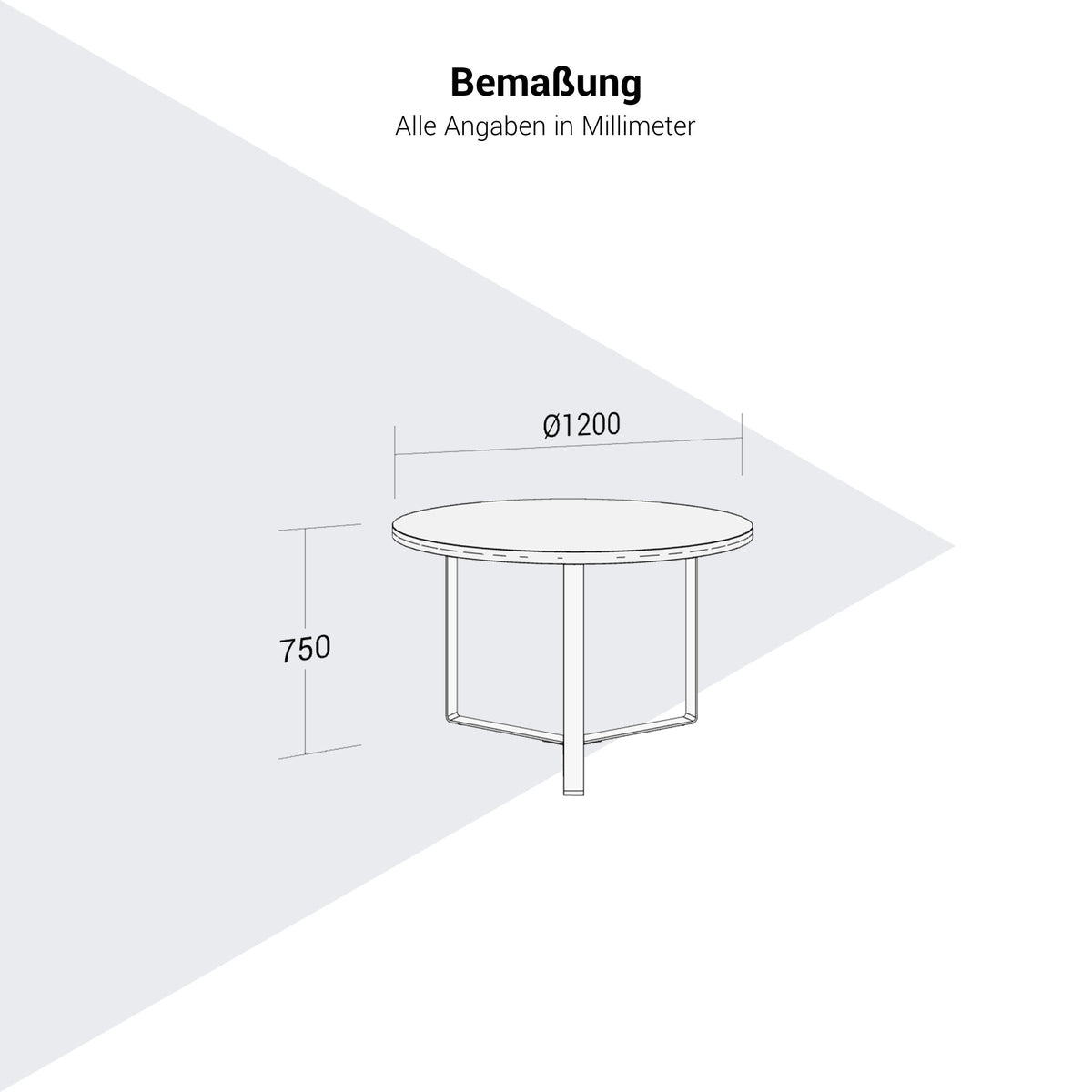 PLANA Besprechungstisch | 1200 x 750 mm (3 Personen) - 5 Lightbox Main Image