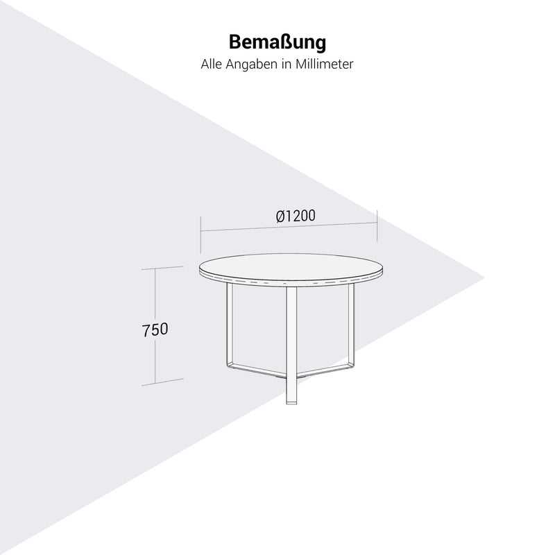 PLANA Besprechungstisch | 1200 x 750 mm (3 Personen) - 5 Main Image
