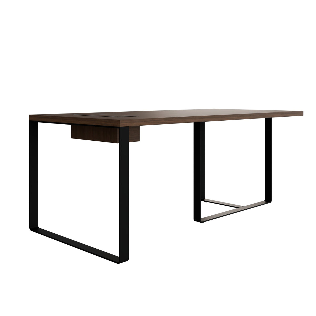 PLANA Chefschreibtisch | 1800-2200 x 750 mm, Melamin oder Echtholzfurnier - 1 Lightbox Main Image