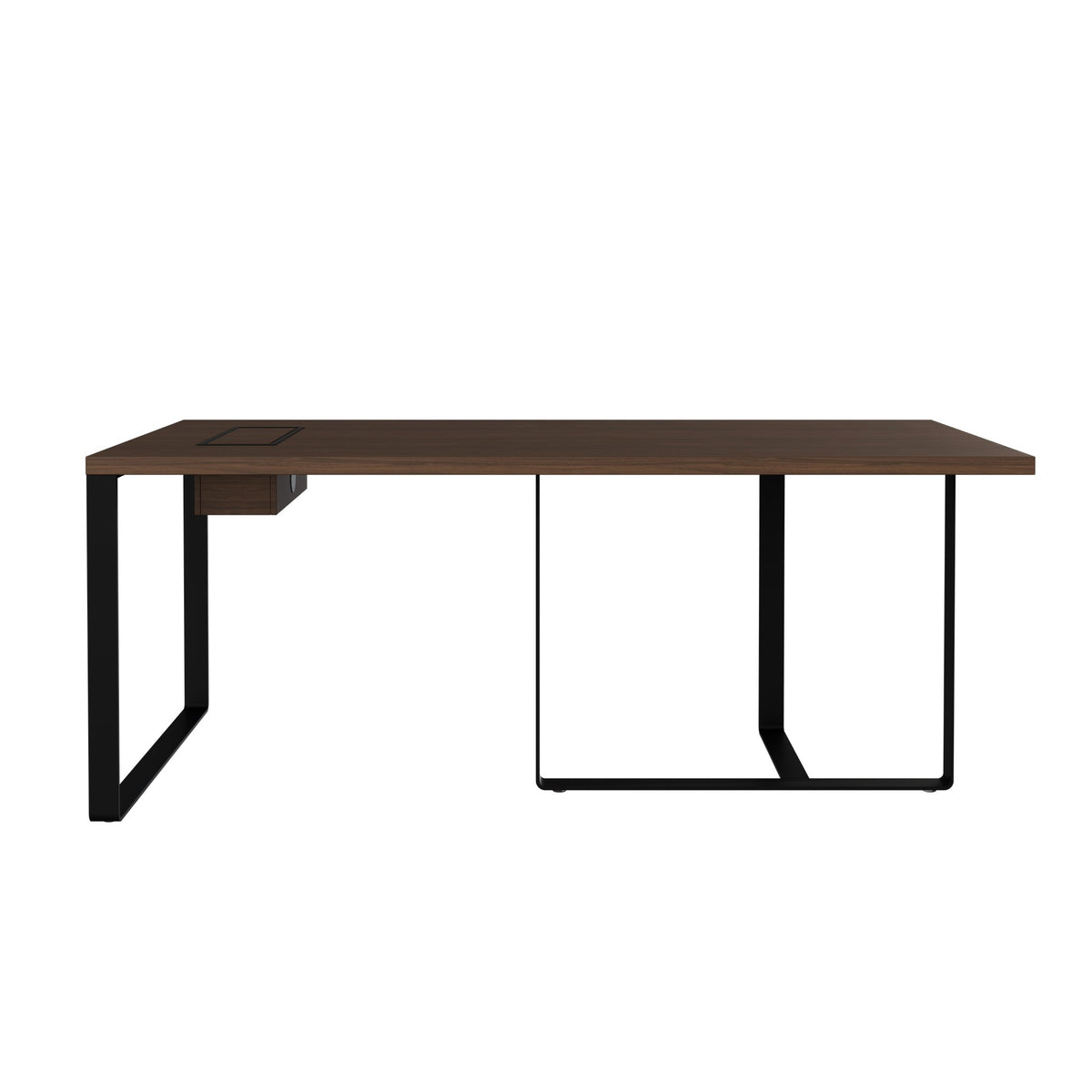 PLANA Chefschreibtisch | 1800-2200 x 750 mm, Melamin oder Echtholzfurnier - 3 Lightbox Main Image