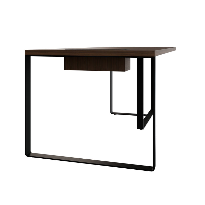 PLANA Chefschreibtisch | 1800-2200 x 750 mm, Melamin oder Echtholzfurnier - 4 Main Image