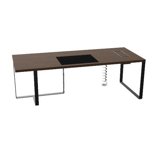 PLANA Chefschreibtisch | 1800-2200 x 750 mm, Melamin oder Echtholzfurnier