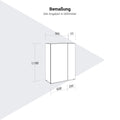 PLANA Flügeltürenschrank | 3OH, 900 x 1190 mm - 15 Thumbnail Image