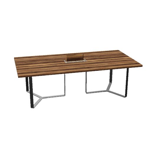 PLANA Konferenztisch | 2400-4200 x 750 mm (8-14 Personen)