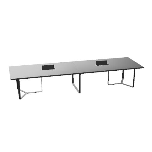 PLANA Konferenztisch | 2400-4200 x 750 mm (8-14 Personen)