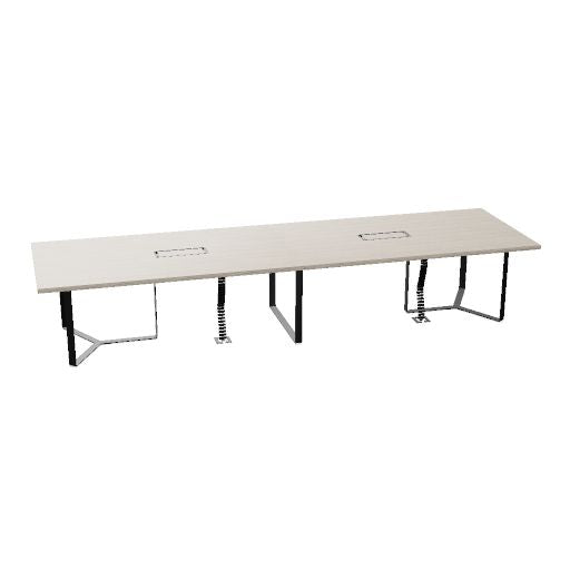 PLANA Konferenztisch | 2400-4200 x 750 mm (8-14 Personen)