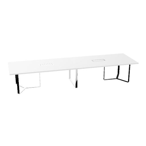PLANA Konferenztisch | 2400-4200 x 750 mm (8-14 Personen)