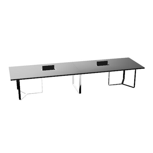 PLANA Konferenztisch | 2400-4200 x 750 mm (8-14 Personen)