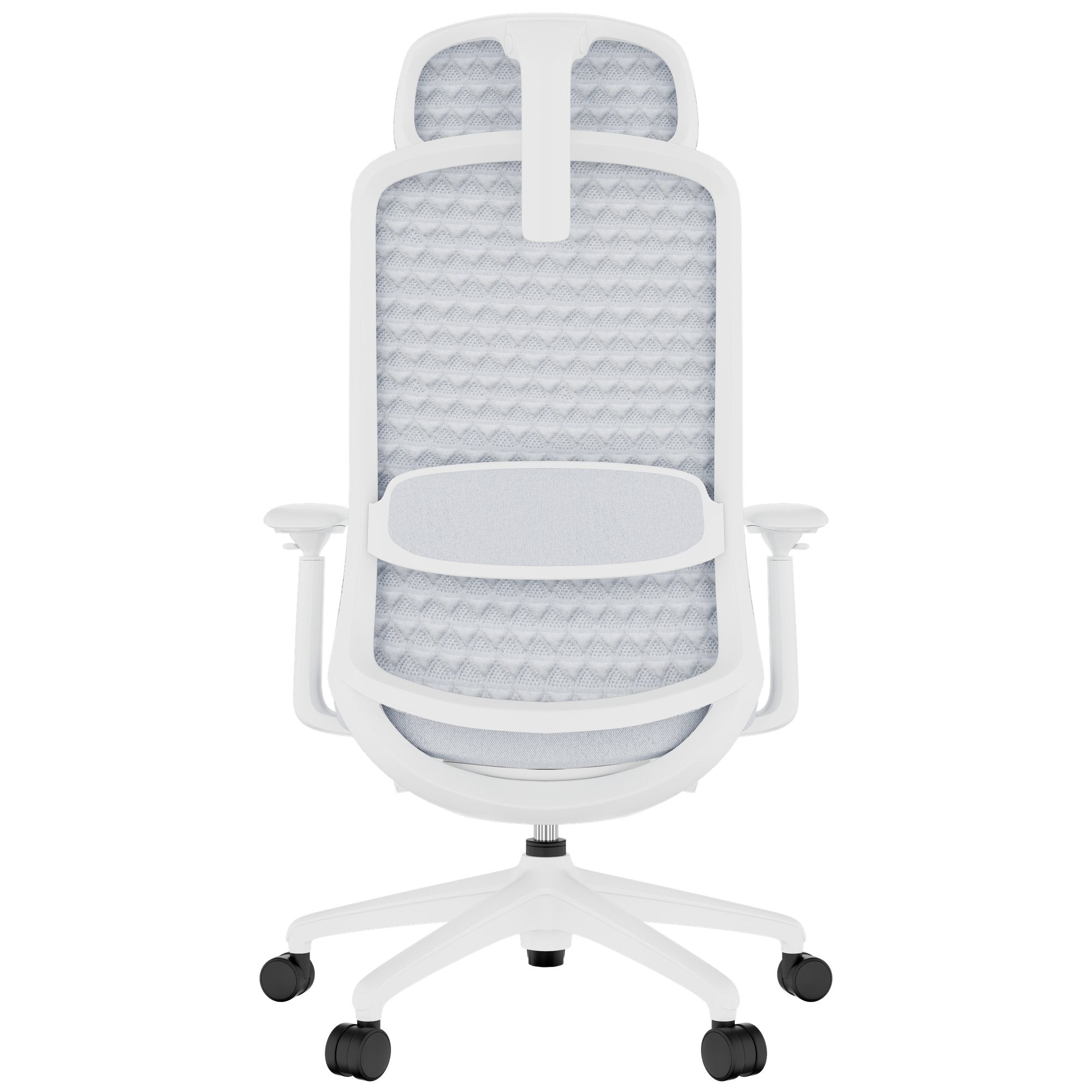 Smart Ajuster Office Swinging Chair | Mécanique synchrone, accoudoirs 4D, appuie-tête facultatif, gris