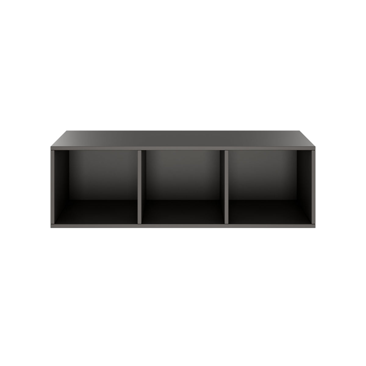 PRO Aufsatzregal | 1 OH, 800 - 1600 x 370 mm, verleimter Korpus, Graphit - 3 Lightbox Main Image