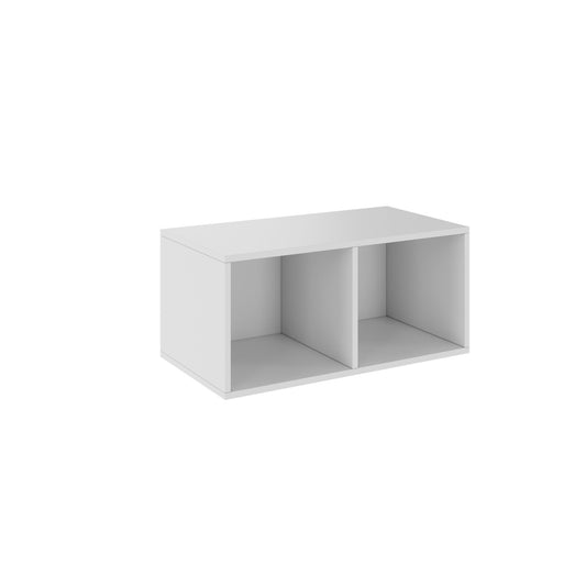 Étagère supérieure PRO | 1 OH, 800 - 1600 x 370 mm, corps collé, gris