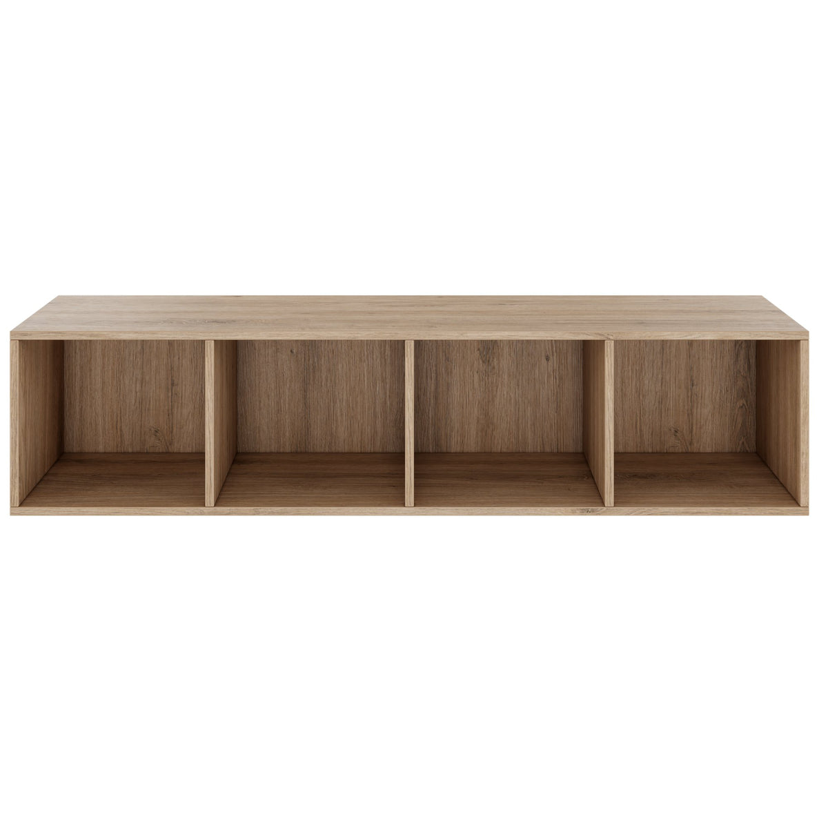 PRO Aufsatzregal | 1 OH, 800 - 1600 x 370 mm, verleimter Korpus, Natureiche - 3 Lightbox Main Image