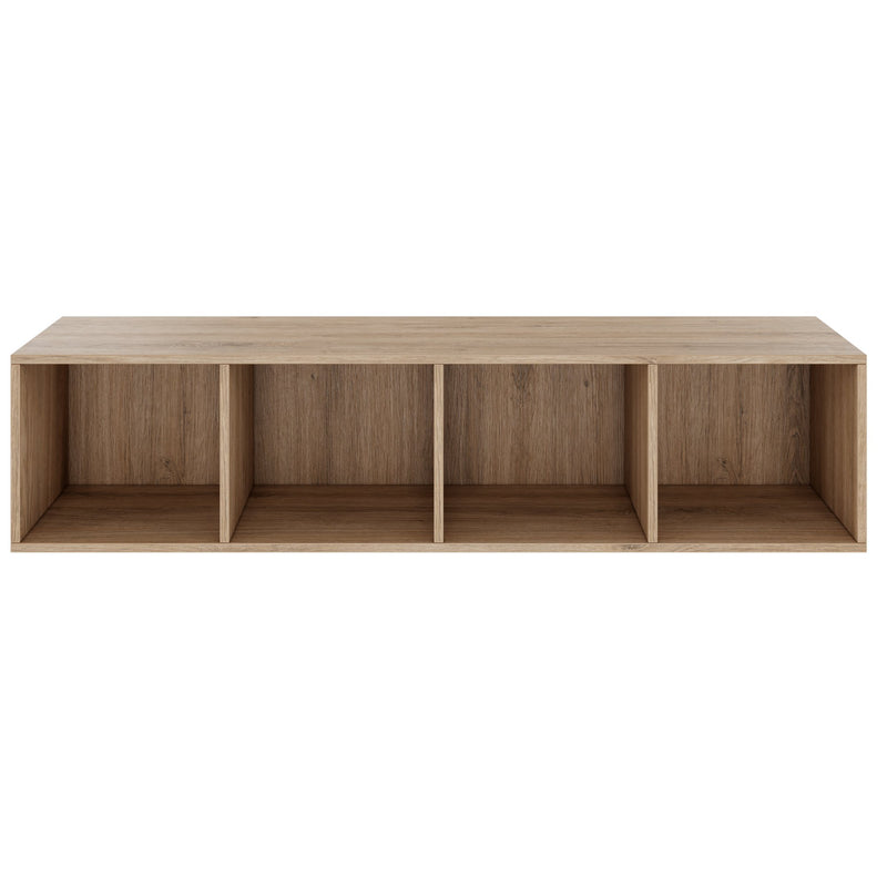 PRO Aufsatzregal | 1 OH, 800 - 1600 x 370 mm, verleimter Korpus, Natureiche - 3 Main Image