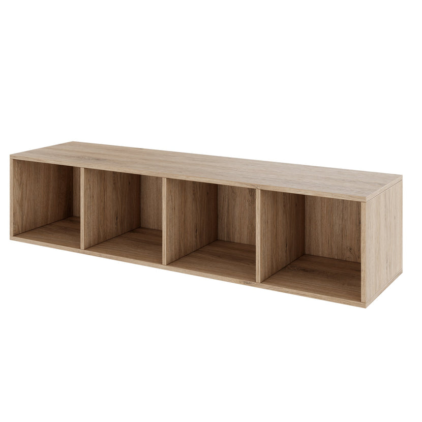 PRO Scaffale di configurazione | 1 OH, 800 - 1600 x 370 mm, corpus incollato, quercia naturale