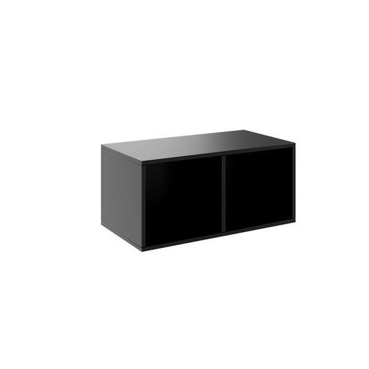 Étagère supérieure PRO | 1 OH, 800 - 1600 x 370 mm, corps collé, noir