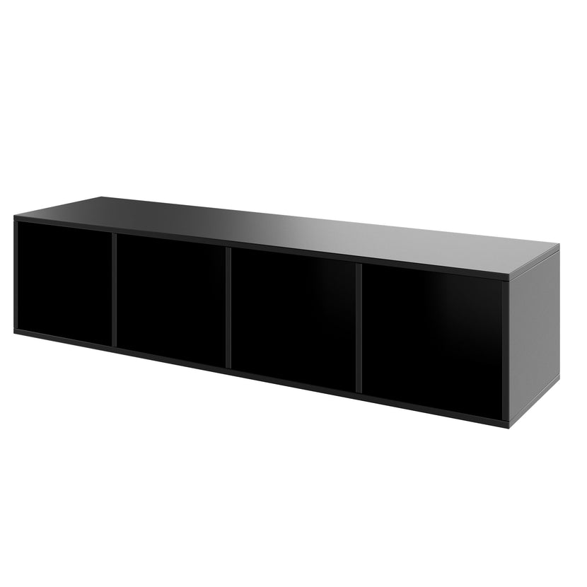 PRO Scaffale di configurazione | 1 OH, 800 - 1600 x 370 mm, corpus incollato, nero