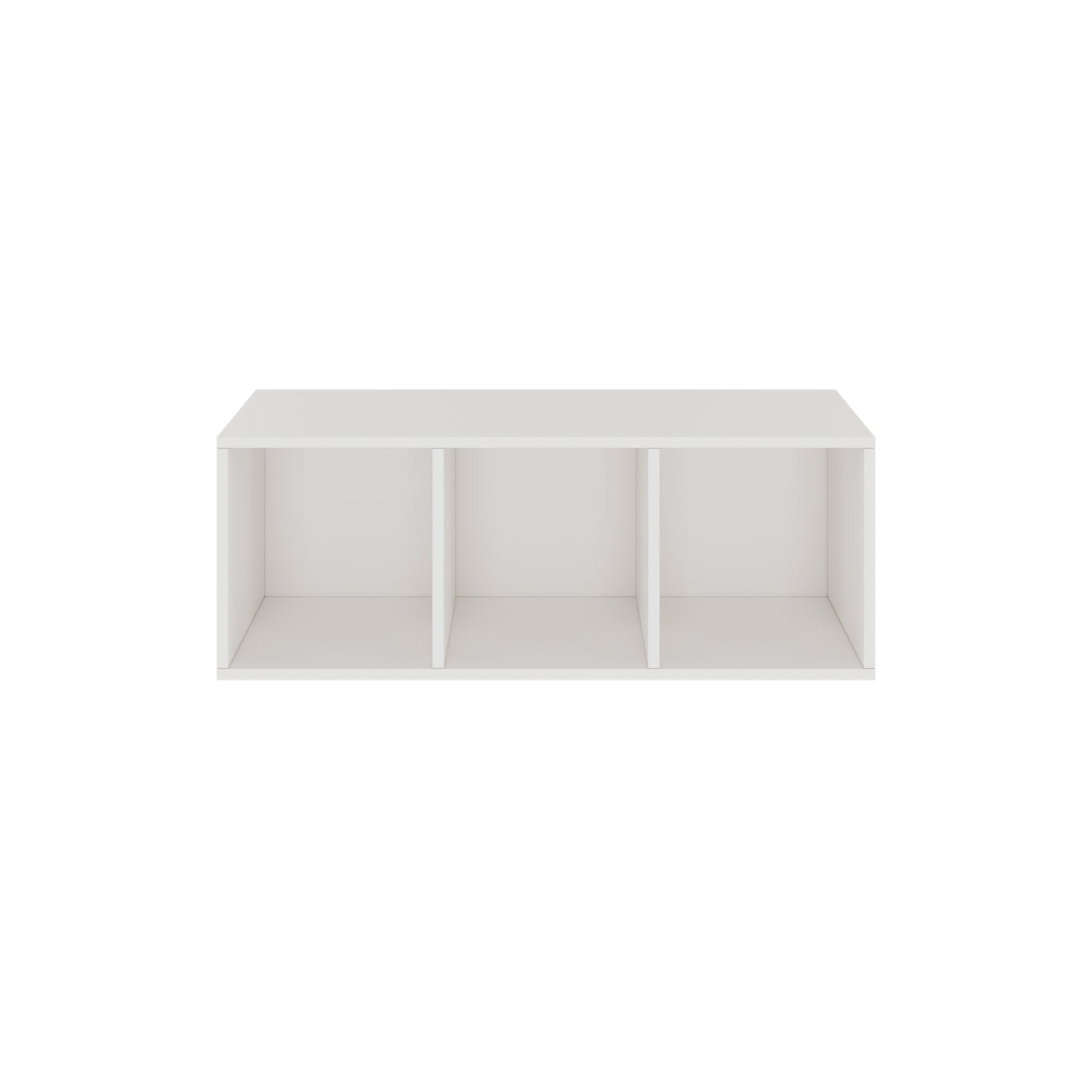 PRO Scaffale di configurazione | 1 OH, 800 - 1600 x 370 mm, corpo incollato, bianco