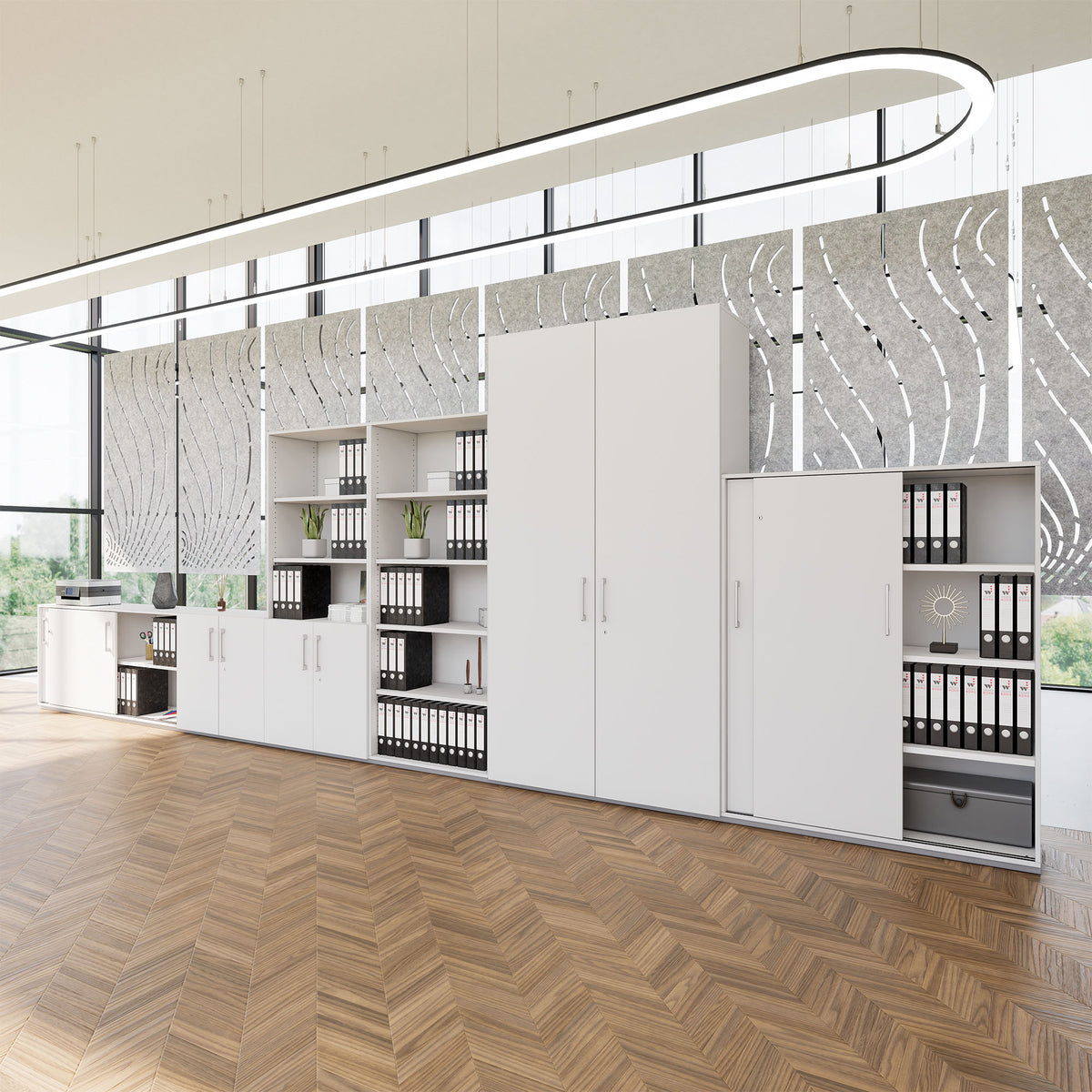 PRO Flügeltürenschränke | 1-6 OH, modulares System, verleimter Korpus - 2 Lightbox Main Image