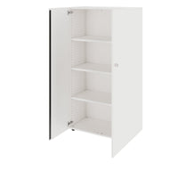PRO Flügeltürenschrank | 4 OH, 800 - 1200 x 1510 mm, Soft-Close, Weiß
