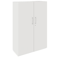 PRO Flügeltürenschrank | 4 OH, 800 - 1200 x 1510 mm, Soft-Close, Weiß