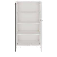 PRO Flügeltürenschrank | 4 OH, 800 - 1200 x 1510 mm, Soft-Close, Weiß