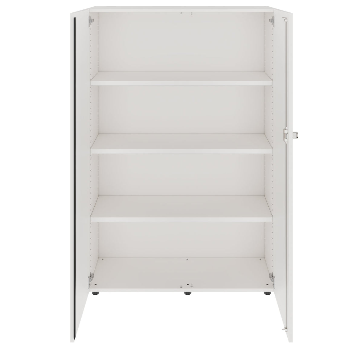 PRO Wing door cabinet | 4 Oh, 800 - 1200 x 1510 mm, soft -close, white - 3 Lightbox Main Image