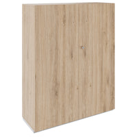 PRO Garderobenschrank | 4 OH, 1200 x 1510 mm, mit Regal, Soft-Close, Natureiche