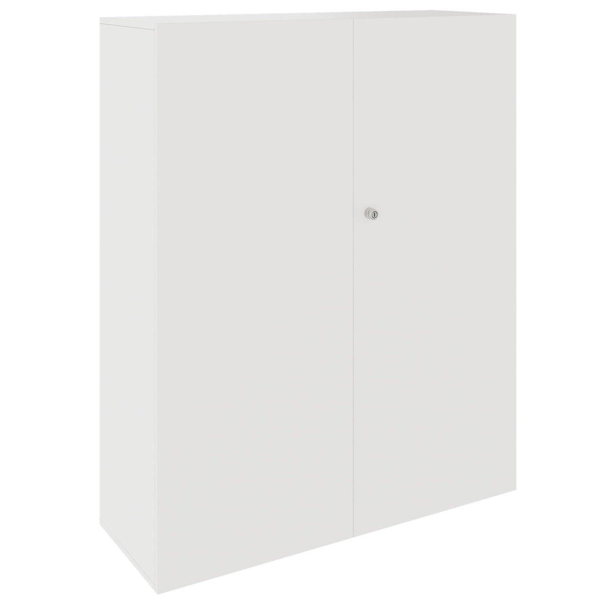 PRO Gabinetto di Cloakroom | 4 OH, 1200 x 1510 mm, con scaffale, chiusura morbida, bianco - 1 Lightbox Main Image