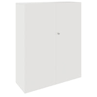 PRO Garderobenschrank | 4 OH, 1200 x 1510 mm, mit Regal, Soft-Close, Weiß